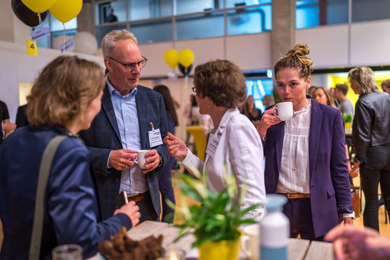 Netwerken koffie werken evenement