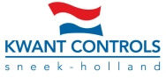 Kwant Controls sneek holland logo blauwe letters met nederlandse vlag