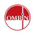 Omrin logo rood en wit