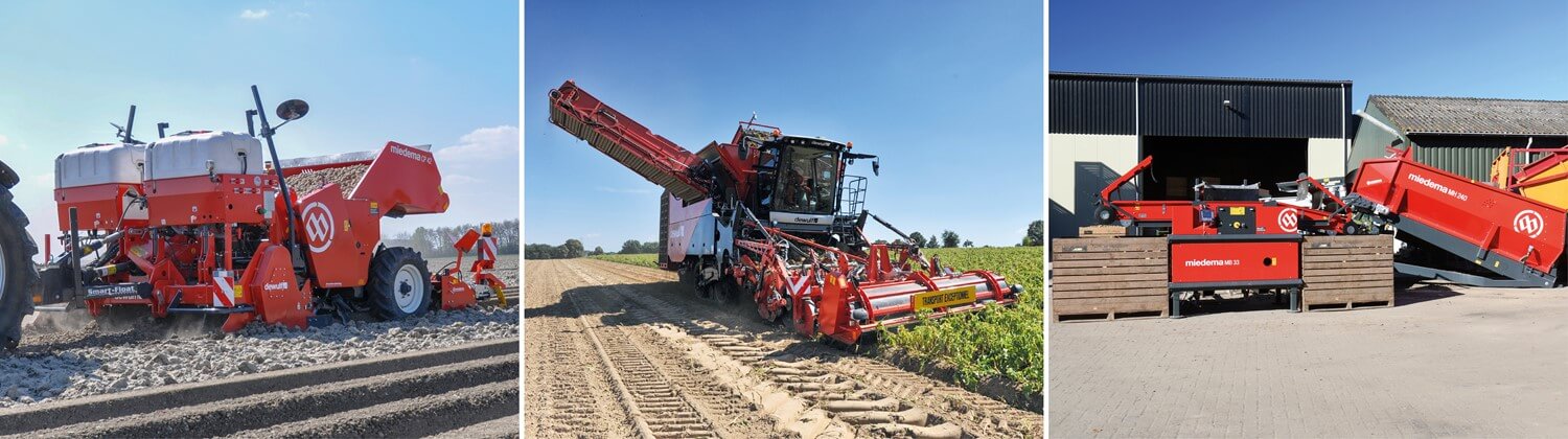 Aardappel machines akkerbouw weiland friesland Dewulf