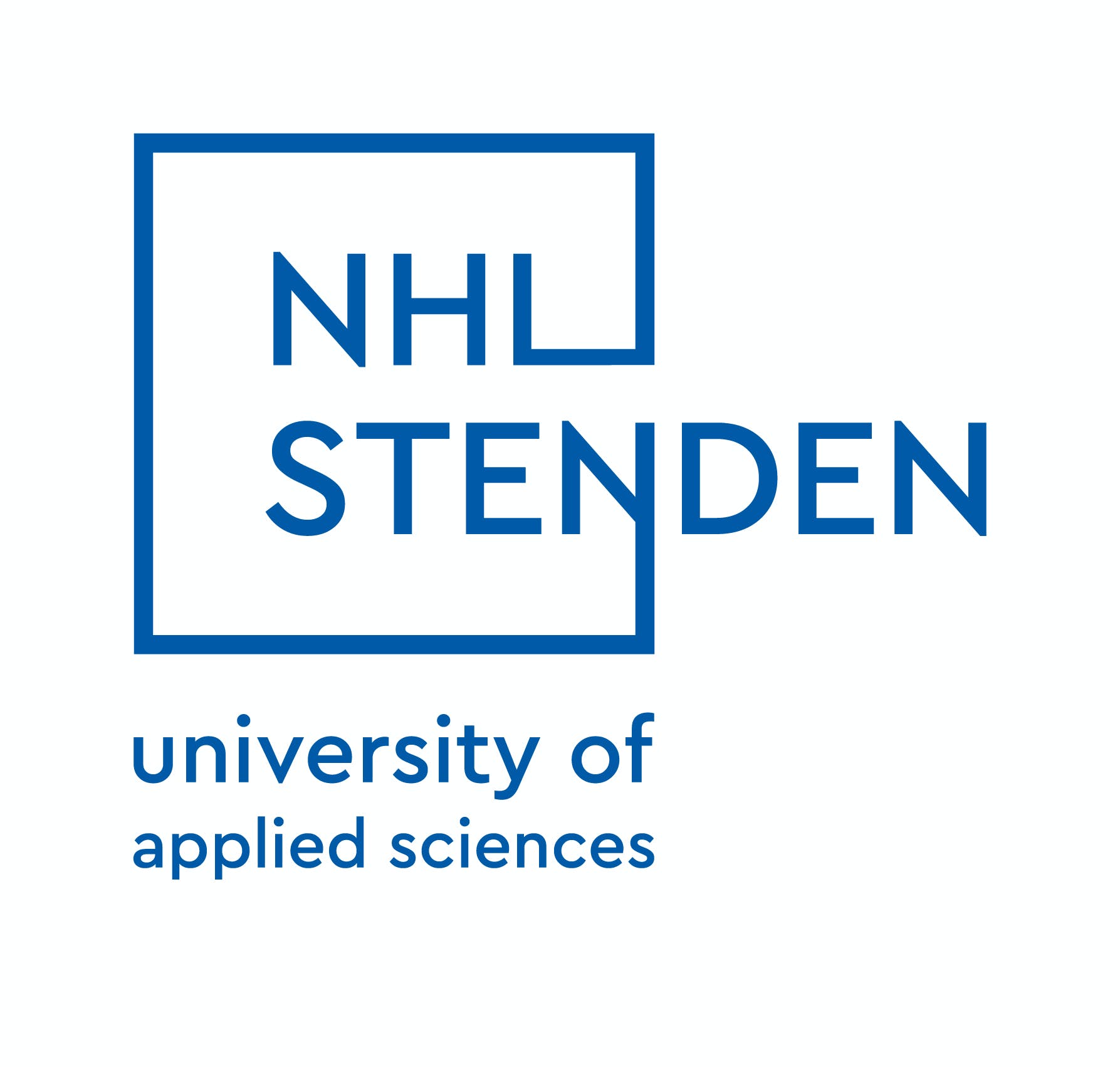 NHL Stenden University of applied sciences logo home blauw