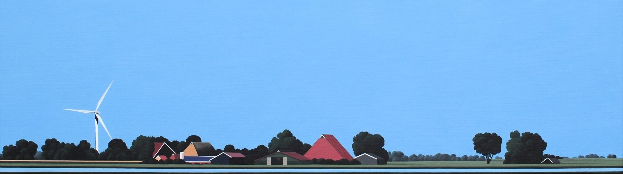 01 Friesland 150x150cm 2011 Acryl Jeroen Allart 2000×2000