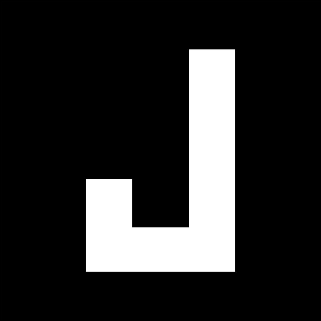 Junction logo vierkant zwart wit