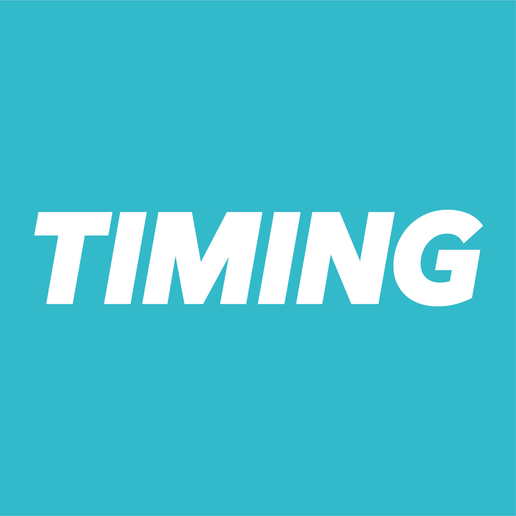 Timing Uitzendbureau logo blauw vierkant