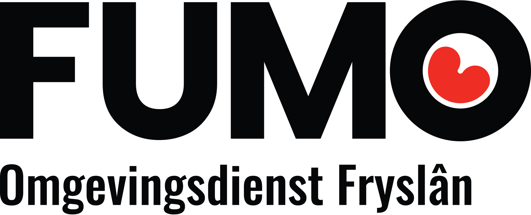 FUMO omgevingsdienst Fryslân logo zwart rood