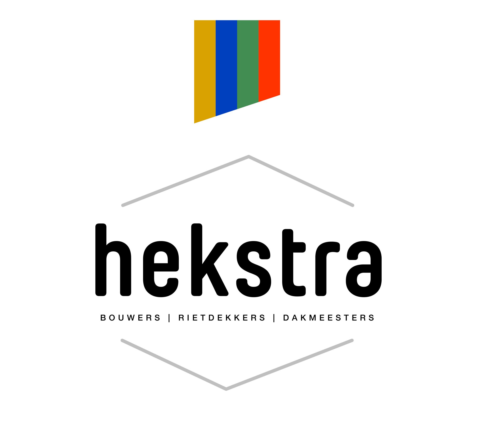 Hekstra lgo wit geel blauw groen rood zwart